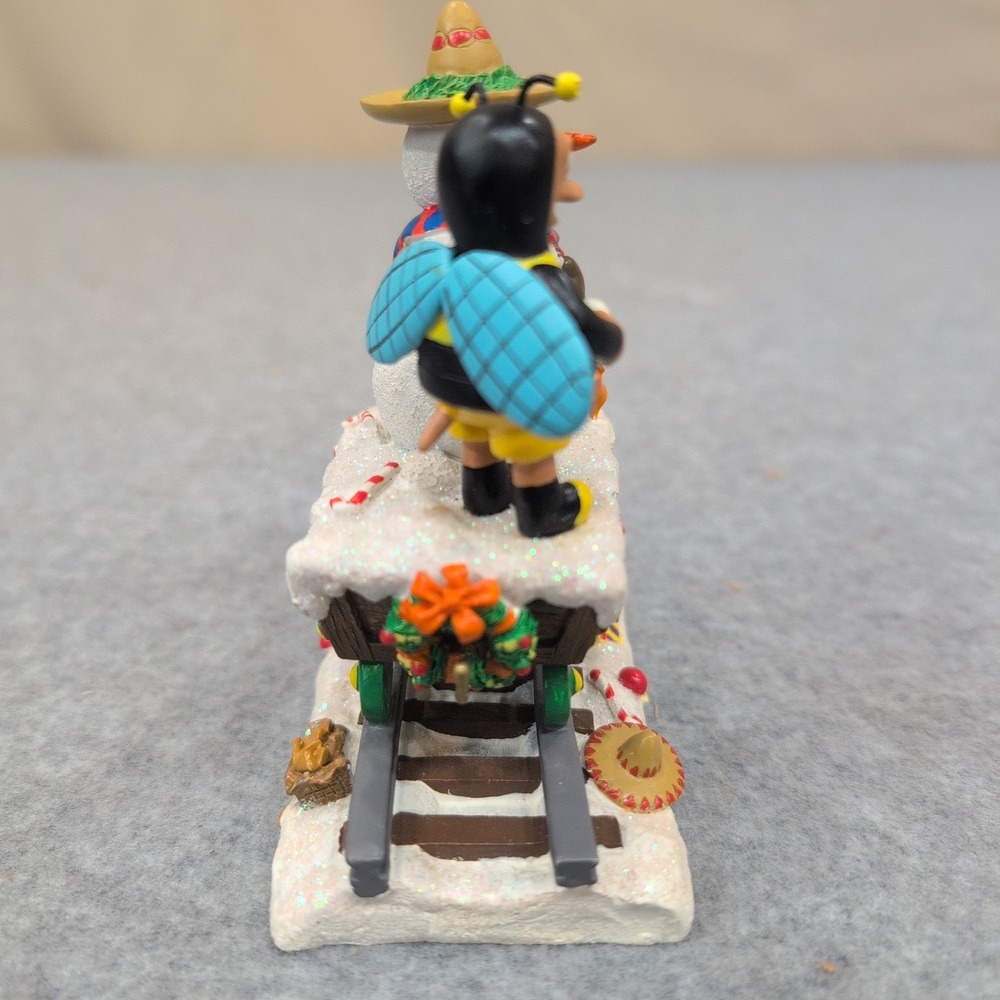 The Simpsons Christmas Express Bumblebee Man Snowman Figurine Ay Chihuahua 2005 - Picture 2 of 5